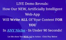 Content Generation In Seconds With New AI Tool For Any Niche