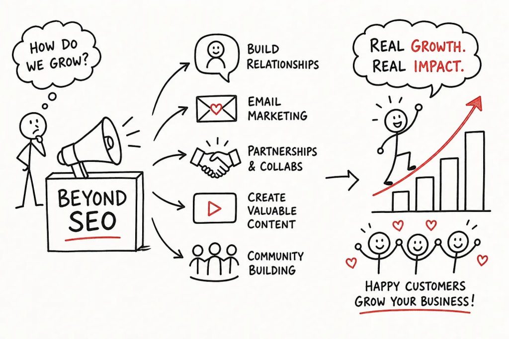Non-SEO Marketing Tactics That Actually Grow Your Business